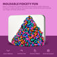 Magnetic Ferrite Putty Rocks,Multicolor More Than 600 Weak Magnetic Smooth Ferrite Pebbles, Magnet Rock Desk Toys And Time-Kille