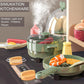 Play Kitchen - Kitchen Playset Pretend Food - Toy Accessories Set w/Real Sounds & Light, Play Sink, Cooking Stove with Steam, 65
