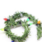 Miniature Christmas Garland, Christmas Lights, Miniature Christmas Tree Lights, Artificial Pine Wired Roping With Colored Bulbs