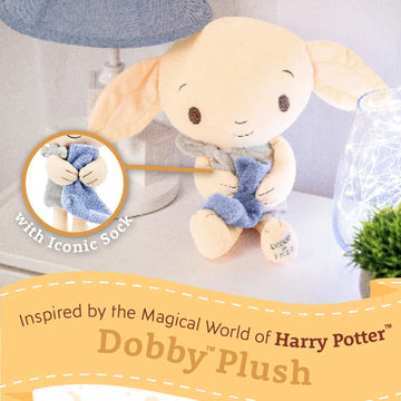 Kids Preferred Dobby Plush Stuffed Animal, Iconic Sock, 15" Multi-color, Model 60088