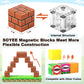108Pcs Magnetic Blocks Building Toys - Build Mine Magnet World Game Adventure Set 1'' Magnet Building Blocks Cubes Boys Girls Toys Ages 3-5 4-6 5-7 6-8 Kids Gifts For 3-12 Years Old