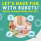 Coding Robot Master: 200+ Fun Educational Bots in 1 App-Controlled Kit with 47 Video Lessons