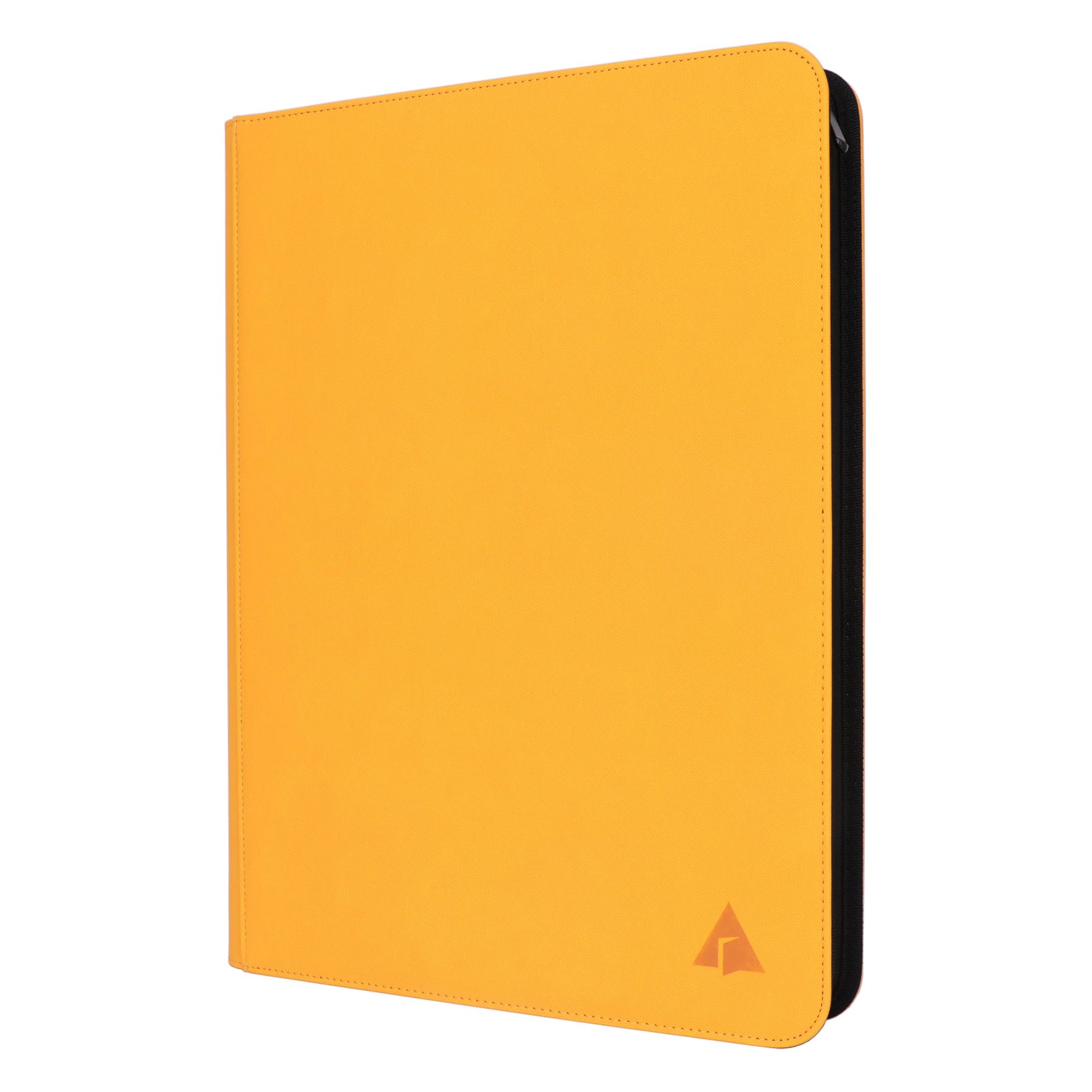 Rayvol enhanced 16-Pocket Card Binder - Fits 1408 Trading Cards  Side Loading Ringless Card Collection Album for TCG -Yellow