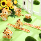 Lenwen 8 Pcs Giraffe Stuffed Animals Slap Bracelets For Kids Plush Animal Cute Wrist Slap Bands For Birthday Party Favors Boys G