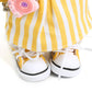 17cm Doll Clothes for Labubu - Kawaii Clown Style Set - Doll's Hat & Doll's Clothing & Doll's Shoes & Camera  Cute Doll Outfit with Accessories for Display  Collectors  Gift - Yellow (NO Dolls)