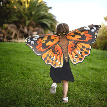 Insect Lore Butterfly Painted Lady Dress-up Wings - Pretend Play Costume for Kids