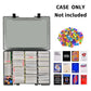 Xuerdon Trading Card Storage Box, 2300+ Playing Card Case Holder Organizer Compatible With Pm Tcg/For Yugioh/For Cah/For Phase 1