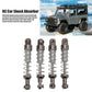 51mm Aluminum Alloy RC Shocks, 2 Pairs Aluminum Alloy RC Car Shock Absorber Dampers with Mounting Screws Bolts for WPL C14 C24 M