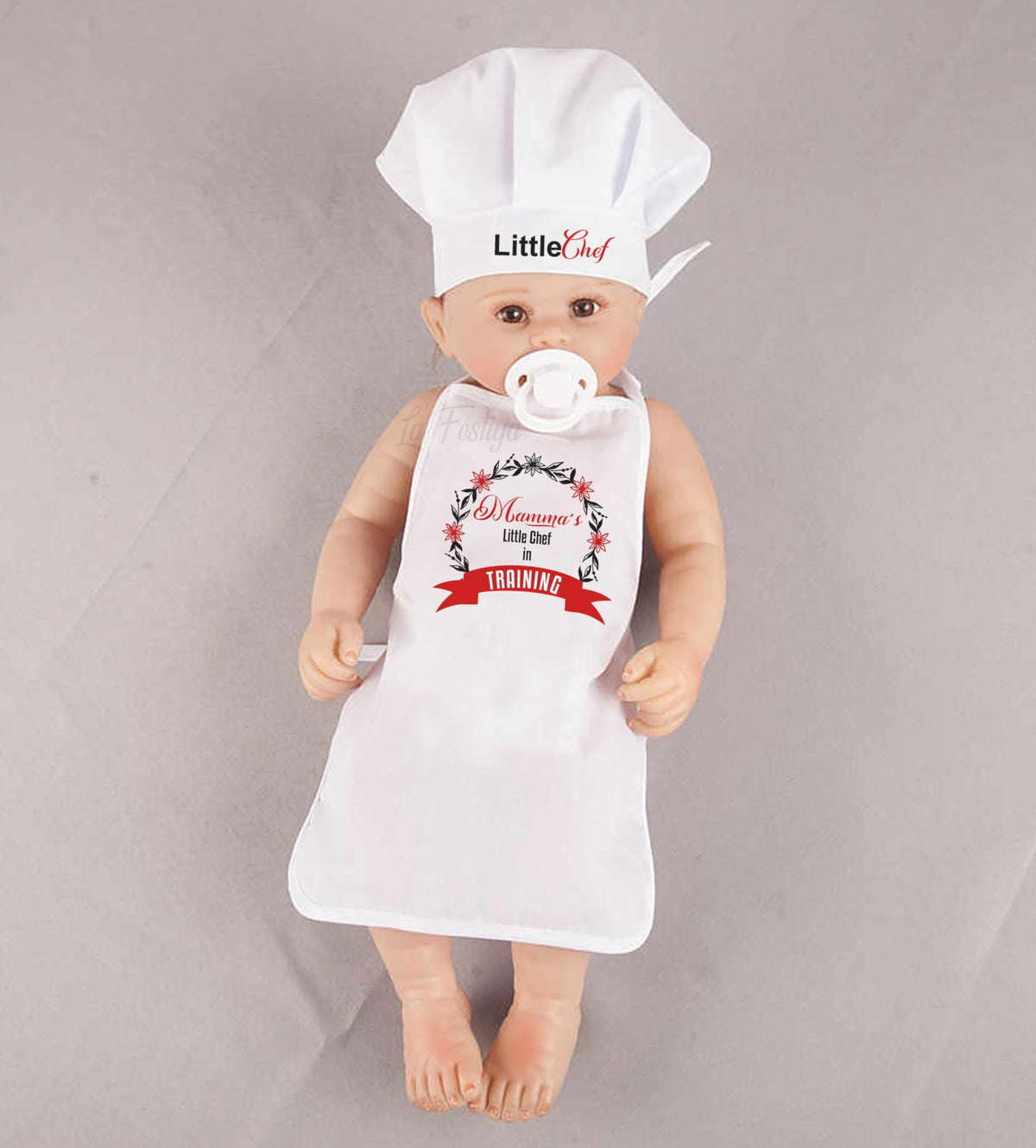 La Festiya Unisex Kids Polycotton Printed Apron Costume With Cotton Lining, Multi Use (1224 Months)