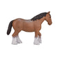 Mojo Clydesdale Realistic Equestrian Horse Club Hand Painted Toy Figurine