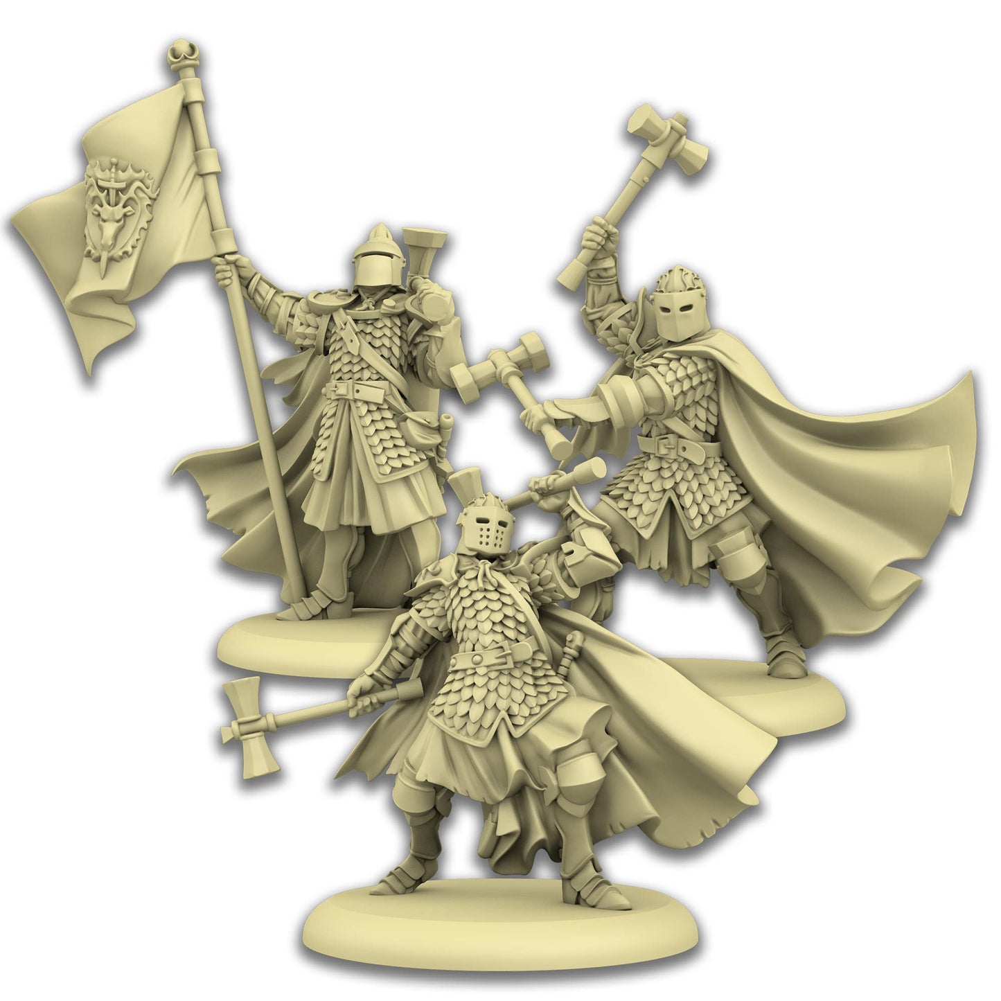 A Song of Ice and Fire Tabletop Miniatures Baratheon Sentinels Unit Box | Strategy Game for Teens and mature-themeds | Ages 14+ | 2+ Players | Average Playtime 45-60 Minutes | Made by CMON