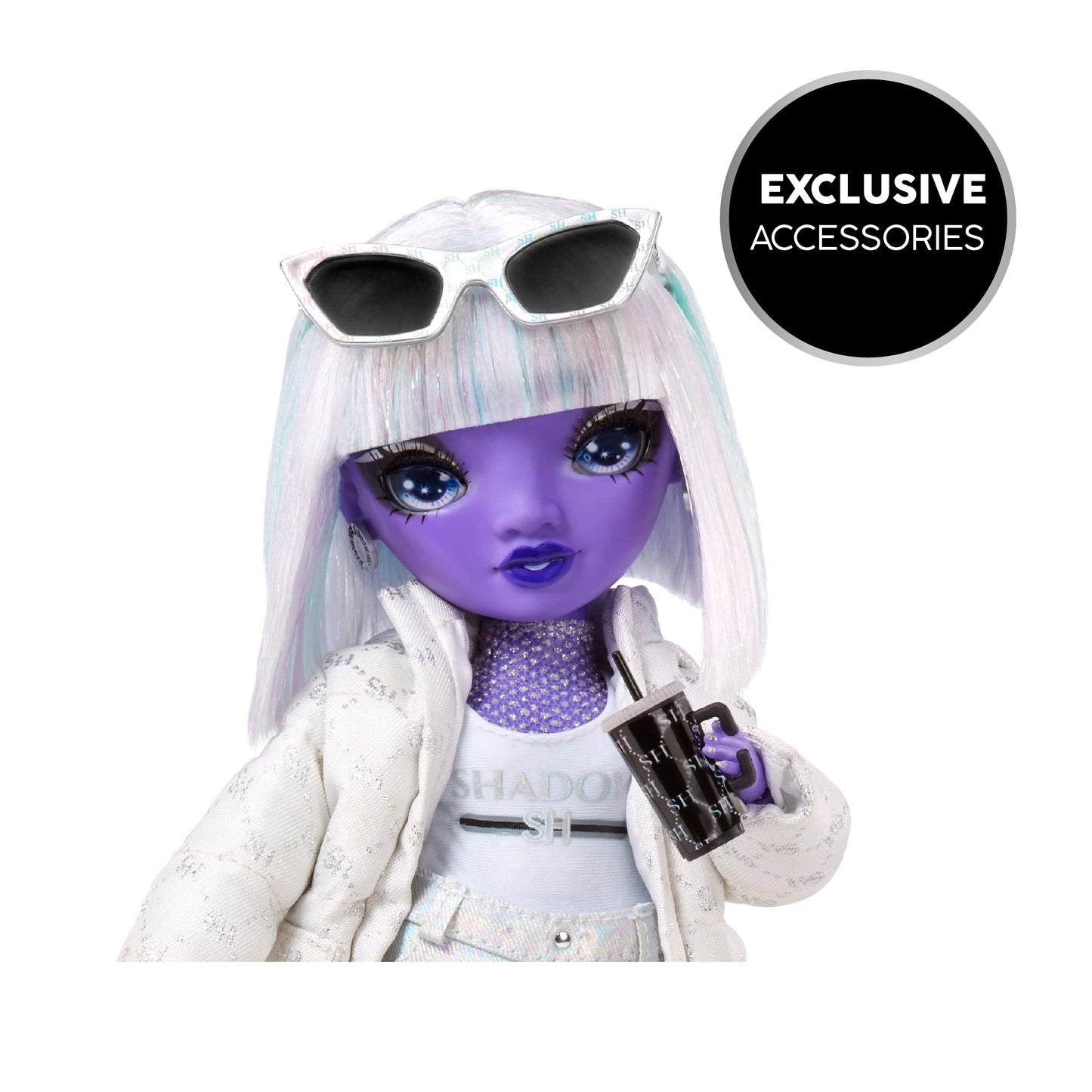 Rainbow High Shadow High Dia Mante- Purple Fashion Doll. Fashionable Outfit & 10+ Colorful Play Accessories. Great Gift for Kids