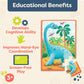 B. Toys- Pack O' Puzzles - Dinosaurs- Wooden Puzzle Set – 4 Dinosaur Puzzles – Classic Prehistoric Puzzle – 12-Piece Jigsaw Puzzles For Kids – 3 Years +