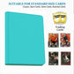 enhanced 9-Pocket Zippered Trading Card Binder  540 Pockets Double-Sided Side-Loading Card Organizer Album  PU Leather Card Holder Protector for MTG  TCG  Sports Cards Teal