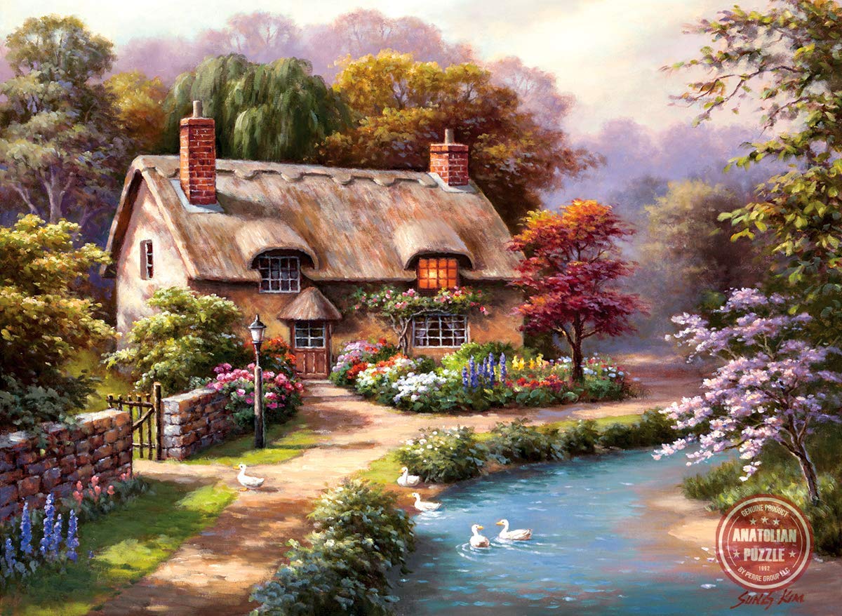 Anatolian Puzzle - Duck Path Cottage, 1000 Piece Jigsaw Puzzle, #1047
