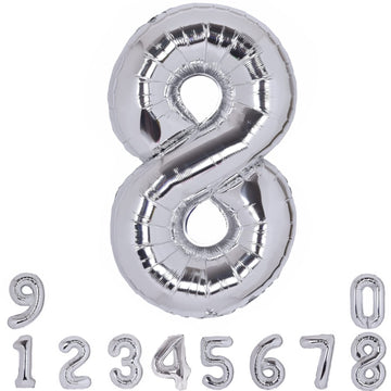 40 Inch Number 18 Balloon Silver Jumbo Giant Big Large Number 18 Foil Mylar Silver Balloons 81Th Birthday Party Anniversary Deco