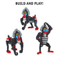 Bloco Toys Mandrill STEM Building Set | 53-Piece DIY Jungle Monkey Construction | Model BC-15001 | Plastic