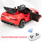 Infans 12V Kids Ride On Car, Licensed Audi Rs E-Tron Gt Electric Vehicle With Remote Control, Toddlers Battery Powered Toy With 4 Wheels Suspension, Led Headlight, Music, Mp3, Usb, Tf Port (Red)