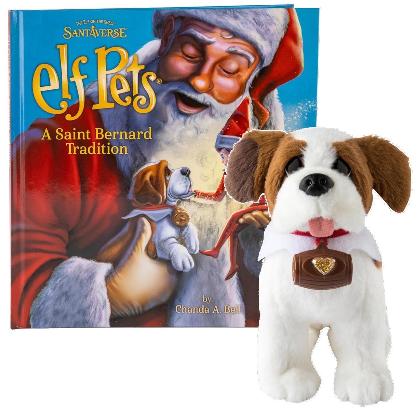 The Elf on the Shelf St. Bernard Plush Toy - Multicolor, EPSB Model, Soft Material