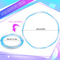 Jerify 4 Pack Led Hoop Light Up Hoop Led Glowing Lights Fitness Exercise Hoop 10 Color Changing Exercise Glowing Hoop For Dance Dark Fitness(23 Inch)