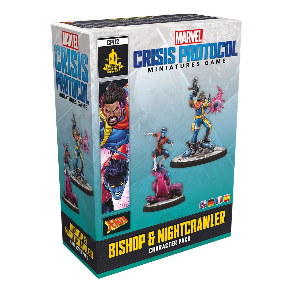 Marvel: Crisis Protocol Bishop & Nightcrawler Character Pack - X-Men Miniatures With Advanced Abilities! Tabletop Superhero Game