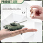 Maozyhomie 1:72 U.S Army Tank And Army Men Military Toys, 2Pc Us Tank-3 Models With 10Pc Toy Soldiers, Olive Drab Green Toys Pla