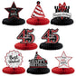 LASKYER Happy 45th Birthday Party Decorations, Glitter Shiny Honeycomb Table Centerpieces 45 Years Old Birthday Party Photoprop 