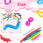 Funeta 30 Pack Fidget Pop Tubes, Valentines Day Cards For Kids School, Valentines For Kids Class, Toddler Valentines Day Gifts F