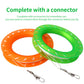 Kaiciuss Kite String Hoop For Kids, Orange & Green Kite Spool Set, Kite Handle Kit With 300 Feet Line For Each Kite Reel Winder (2 Pack)