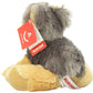 Aurora® Adorable Mini Flopsie™ Cutie™ Stuffed Animal - Playful Ease - Timeless Companions - Gray 8 Inches