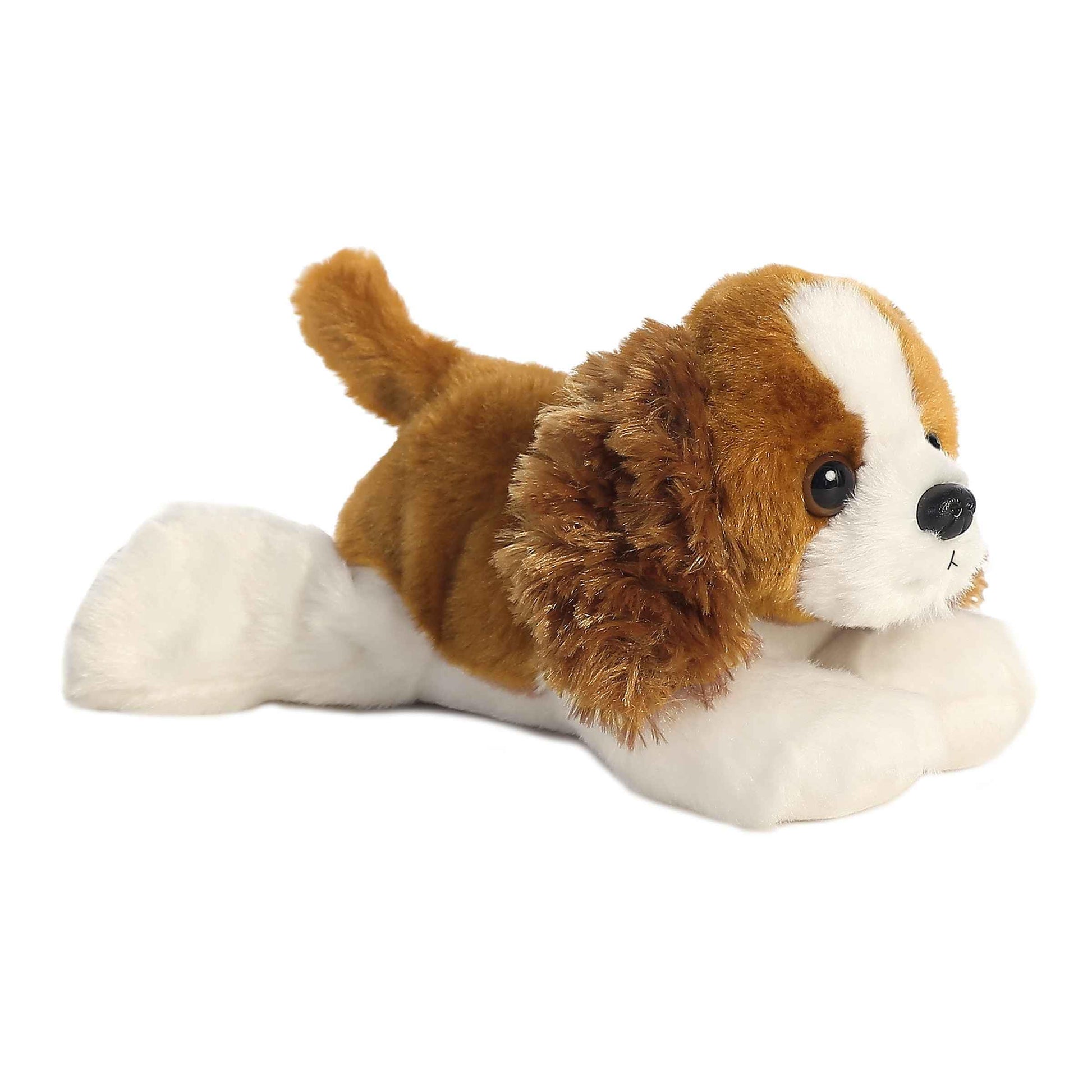 Aurora® Adorable Mini Flopsie™ Charles™ Stuffed Animal - Playful Ease - Timeless Companions - Brown 8 Inches
