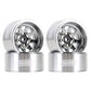 INJORA 1.0 Beadlock Wheel Stamped Steel Beadlock Deep Dish 1.0'' Wheels for 1/18 TRX4M Axial SCX24 Gladiator Deadbolt Bronco C10