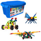Basic Fun K'Nex | Model Building Fun Tub Set | 3D Educational Toys For Kids, 300 Piece Stem Learning Kit, Engineering For Kids, 20 Model Building Construction Toy For Children Ages 7 80202