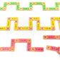Educational Advantage Wooden Multiplication Dominoes - Math Multiplication Domino Game - Kindergarten Educational Learnning Toy