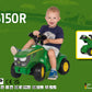 rolly toys John Deere Minitrac Foot to Floor Ride-On Toy, Green, Model 132072, Plastic, No Installation