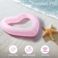Heysplash Heart Pool Float, Heart Shaped Summer Swimming Pool Float Loungers Tube Ring Floatie, Water Fun Beach Party Toys For Adults, 2 Pack, 120 Cm Diameter - Pink
