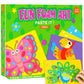 AluAbi Foam Stickers Art Craft for Kids, No Mess Toddler Art Activity - Fun with Foam Animal, Children Travel Toys,DIY Mosaic St