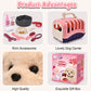 G.C 13Pcs Dog Toys For Kids Girls, Walking Barking Electronic Interactive Stuffed Dog Plush With Carrier & Accessories Toys Pretend Play Puppy Pet Care Playset, Gifts For Little Girls 3 4 5 6 Year Old