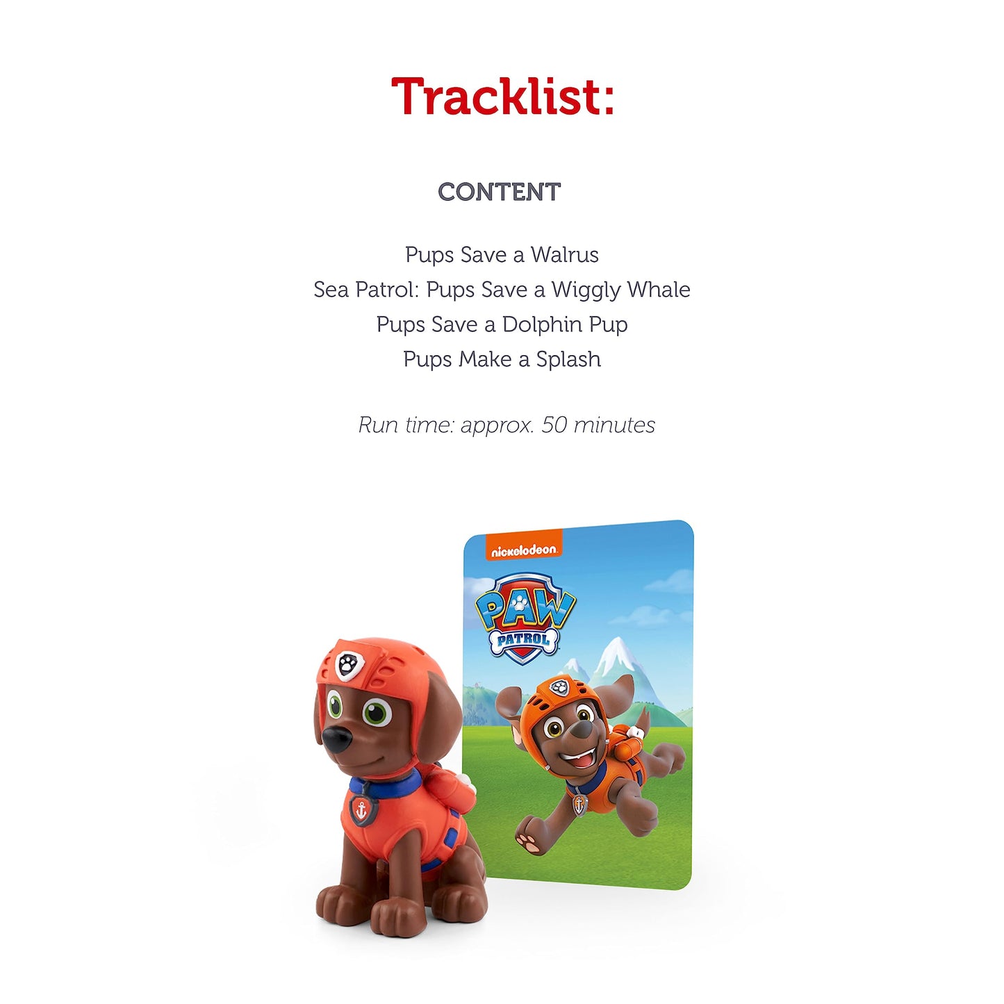 Tonies Zuma Audio Toy Figurine From Paw Patrol