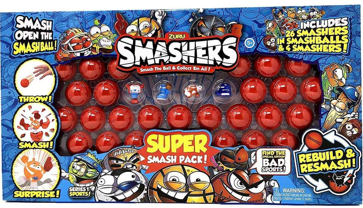 ZURU SMASHERS Smashers Zuru Series 1 Super Pack - 1 Pack, Original Version, Model 193052001146