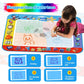 Alago Aqua Coloring Mat - Large Water Painting Mat for Kids, 100 cm x 80 cm, Blue, Includes 4 Pens, Drawing Molds & Booklet, DoodleMat180619