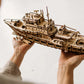 Wood Trick Yacht Mechanical 3D Wooden Puzzles For Adults And Kids To Build - Rides Up To 8 Ft - Model Kits For Adults - Diy Wooden Models For Adults To Build