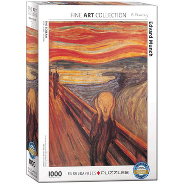Eurographics The Scream By Edvard Munch Puzzle (1000-Piece), (Model: 6000-4489)