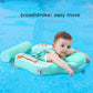 Newest Add Tail Avoid Flip Over Mambobaby Non Inflatable Baby Swim Float With Canopy Upf 50+ Vest Air Free Water Smart Swim Trai