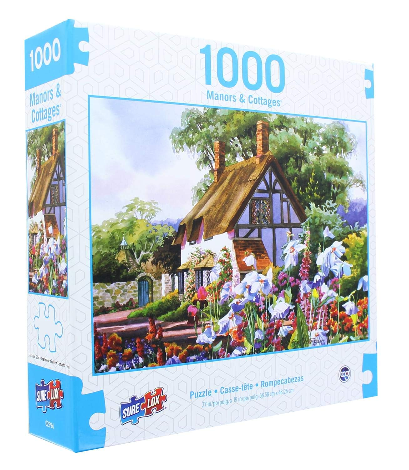 The Canadian Group 1000 Piece Jigsaw Puzzle - Manors & Cottages April Cottage