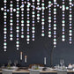 Iridescent Disco-Holographic Birthday Party-Decorations Garland - 52Ft Star Neon Wedding Hanging Paper Streamers Banner,Christma