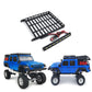 RC-Hub Metal Roof Rack Luggage Carrier with LED Light Bar for 1/24 Axial SCX24 AXI00005 RC Crawler Car
