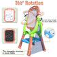 Weudear Kids Easel, Kids Toys Rotatable Double Sided Chalk Board Adjustable Height Standing Toddler Easel With 79Pcs Accessories