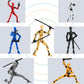 Sulliwayu 4PCS Assembled Titan T-13 Action Figures Set Lucky Dummy Nova 13 Action Figure Robot Anime Stick Figures Fidget Toys f