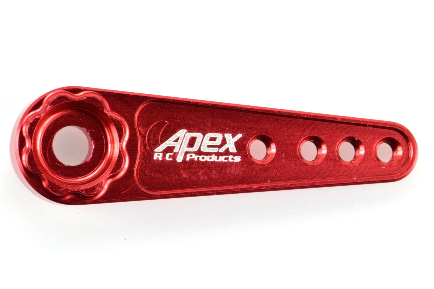 Apex RC Products Red 25T for Futaba/Savox Aluminum Servo Horn - 3 Pack #8028